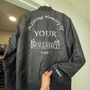 UNIF jacket - I have had this packed up for years. I love it but have too much!